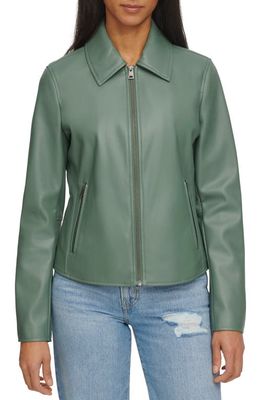 levi's Racer Faux Leather Jacket in Dark Forest