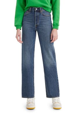 levi's Ribcage High Waist Straight Leg Jeans in Valley View