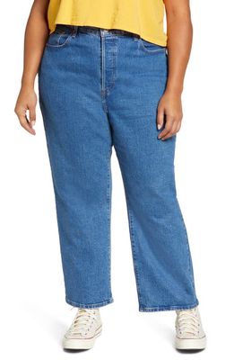levi's Ribcage Straight Ankle Jeans in Jazz Pop