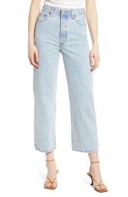 levi's Ribcage Straight Leg Ankle Jeans in Ojai Shore