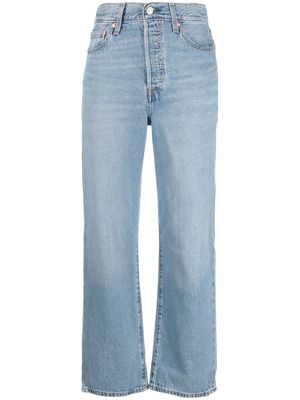 Levi's Ribcage straight-leg cropped jeans - Blue