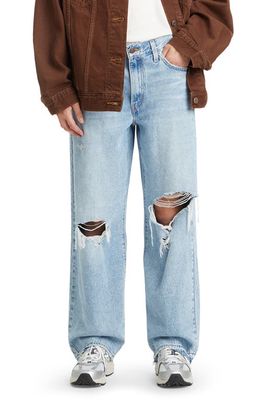 levi's Ripped Baggy Dad Jeans in Bin Day