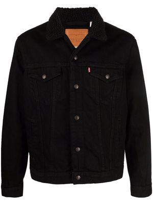 Levi's sherpa-lined denim jacket - Black