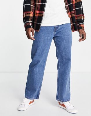 Levi's Skate baggy fit 5 pocket jeans in mid wash blue