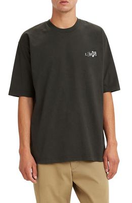 levi's Skate Boxy Graphic T-Shirt in Lsc Black Core Black