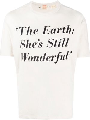 Levi's slogan-print T-shirt - Neutrals