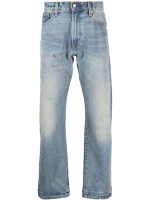 Levi's stonewashed straight-leg jeans - Blue