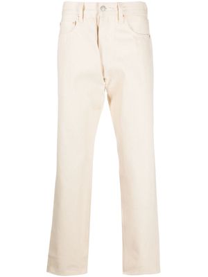 Levi's straight leg cotton jeans - White