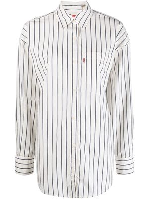 Levi's stripe-print pocket shirt - White