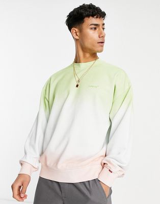 Levi's sweatshirt in tie dye with small logo-Multi