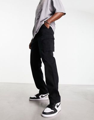 Levi's XX taper cargo II chinos with pockets in black