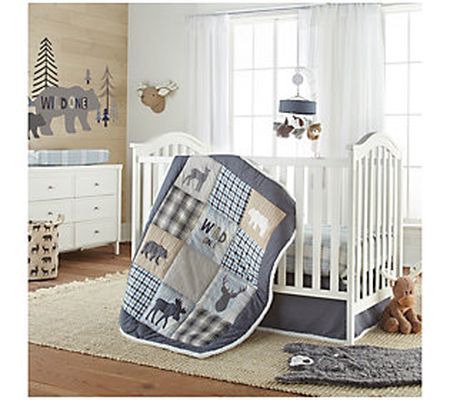 Levtex Baby Logan 4-Piece Nursery Crib Bedding Set