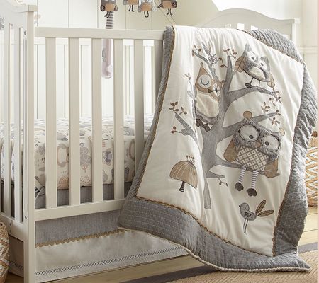 Levtex Baby Night Owl 5-Piece Crib Bedding Set