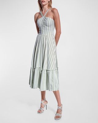 Lexi Striped Midi Dress