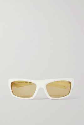 Lexxola - Neo D-frame Acetate Sunglasses - White