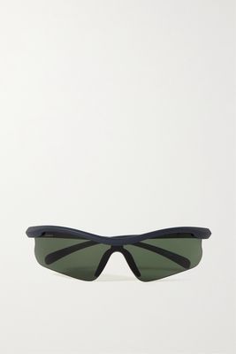 Lexxola - Storm D-frame Rubber Sunglasses - Black