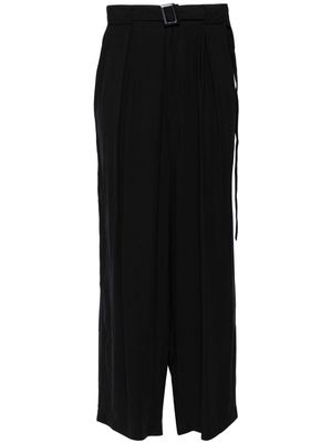 LGN LOUIS GABRIEL NOUCHI belted wide-leg trousers - Black