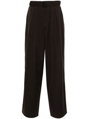 LGN LOUIS GABRIEL NOUCHI belted wide-leg trousers - Brown