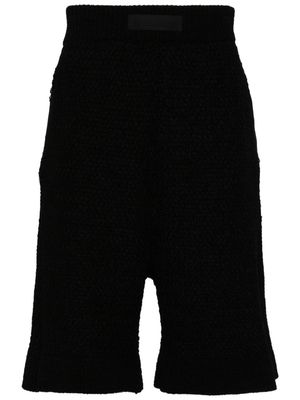 LGN LOUIS GABRIEL NOUCHI knitted knee-length shorts - Black