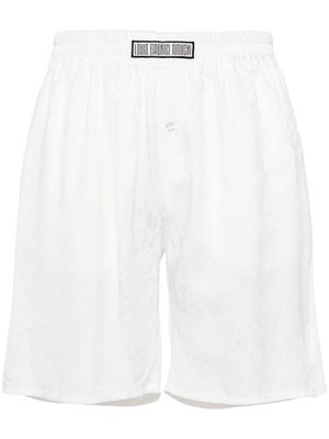 LGN LOUIS GABRIEL NOUCHI patterned-jacquard shorts - White