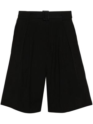 LGN LOUIS GABRIEL NOUCHI pleat-detail shorts - Black