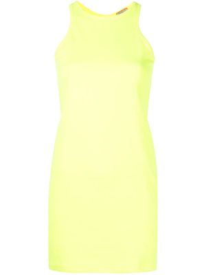 Lhd Hockney sleeveless backless mini dress - Yellow