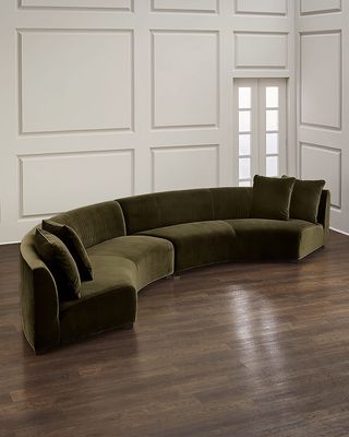 Liam 2-Piece Curved Sectional