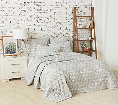 Liam Sky Queen Quilt by C&F Home