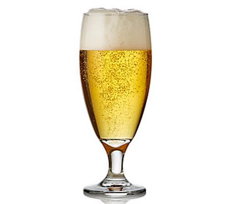 Libbey Craft Brews Nucleated Pilsner Beer Glass es, Set of 4