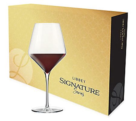 Libbey Signature Greenwich Red Wine Glass Gift Set, 24-ounce