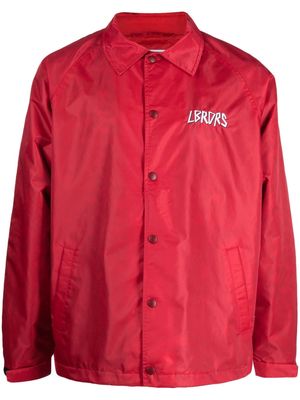 Liberaiders Metal logo-print shirt jacket - Red