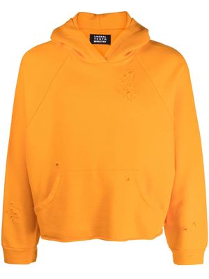 Liberal Youth Ministry distressed finish cropped jumper - Orange