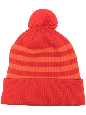 Liberal Youth Ministry striped wool-blend beanie - RED