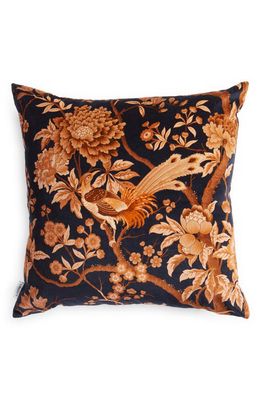 Liberty London Elysian Paradise Accent Pillow in Navy