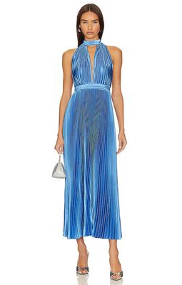 L'IDEE Chateau Gown in Blue