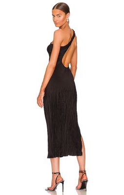 L'IDEE Naomi Midi Dress in Black