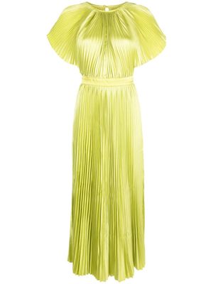 L'IDÉE Orchestra pleated gown - Green