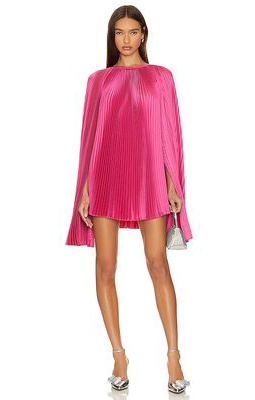 L'IDEE Palais Mini Dress in Fuchsia