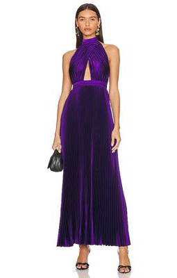 L'IDEE Renaissance Full Length Gown in Purple