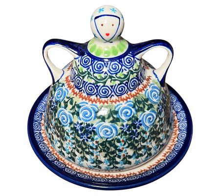 Lidia's Polish Pottery Cheese Lady