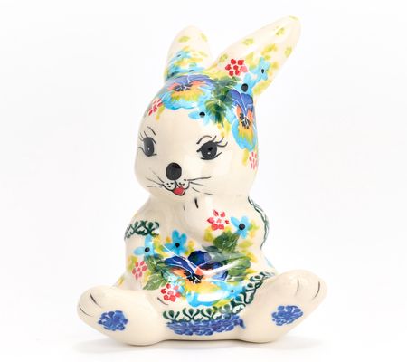 Lidia's Polish Pottery Hand Painted Balbina Bunny