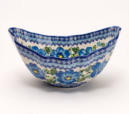 Lidia's Polish Pottery Hand Painted Heirloom Bowl