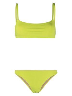 LIDO bustier-style bikini set - Green