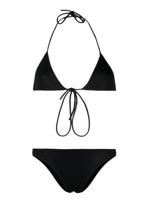 LIDO ribbed-knit bikini - Black