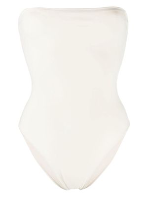 LIDO stretch bandeau swinsuit - White