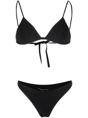 LIDO triangle-cup design bikini set - Black