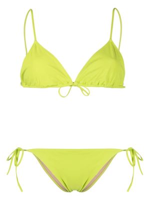 LIDO Venti lace-up bikini - Green