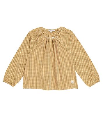 Liewood Alfa gingham cotton poplin blouse