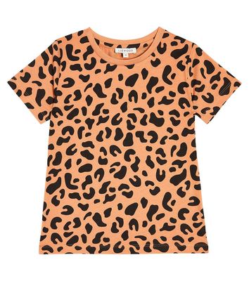 Liewood Apia leopard-print cotton jersey T-shirt