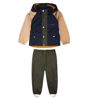 Liewood Dakota jacket and ski salopettes set